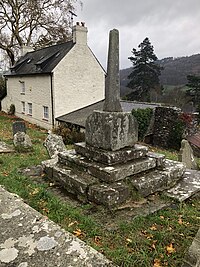 Church cross, St Martin's, Cwmyoy, Monmouthshire