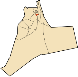 Location of Balidat Ameur commune within Ouargla Province