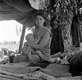 Drought refugees on a roadside in California, in 1936.