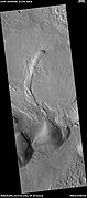 Wide view of brain terrain, as seen by HiRISE under HiWish program