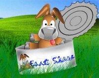 eMule EastShare Mod's logo. Also splash screen on startup.