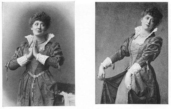 Glasovita britanska glumica Ellen Terry u ulozi Beatrice