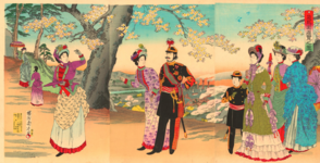 L'empereur Meiji au parc Asukayama