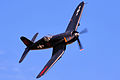 Un Corsair en démonstration aux Flying Legends Duxford 2015.