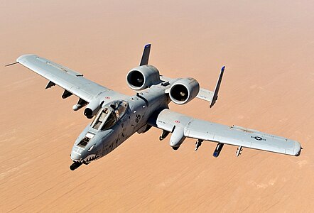 Fairchild Republic A-10 Thunderbolt II, by the United States Air Force/William Greer