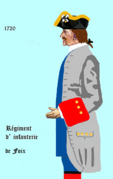 Uniforme de 1720 à 1733