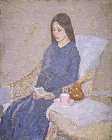 Gwen John, The Convalescent (ca. 1923–24), one of ten versions of this composition