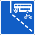 F 361 Start of Offside With-Flow Bus Lane