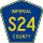County Road S24 marker