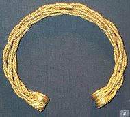 Room 50 – Gold torc found in Needwood Forest, central England, 75 BC