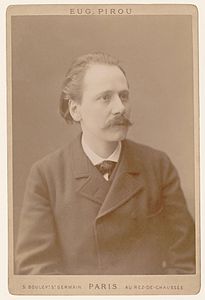 Jules Massenet, by Eugène Pirou (restored by Adam Cuerden)