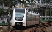 KLIA Exspres Siemens ET425M EMU Train at Bandar Tasik Selatan Station