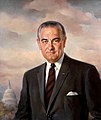 Official Presidential portrait of Lyndon Baines Johnson, 1968.