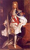 John Churchill, 1er duc de Marlborough, dans sa tenue de l'Ordre de la Jarretière.