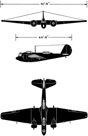 vue en plan de l’avion