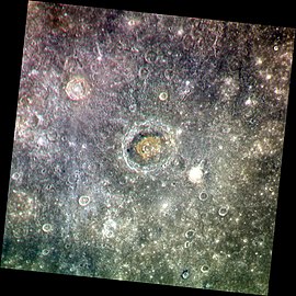 Approximate color image of Moody (center)