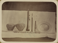 Instruments from Russian Turkestan, 1869-1872...from left: nagaras, sorna, bülban, ghoshmeh, tas. The unknown reed-tipped pipe bears close resemblance to the Pilili.