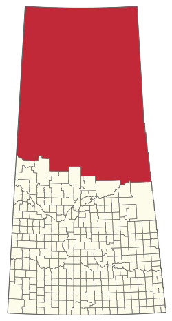 Location within Saskatchewan