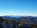 Hida Mountains from the top of Mount Ōsasa