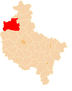 Location within the voivodeship