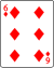 6 of diamonds