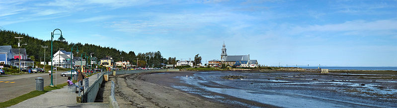 Vue panoramique sur Sainte-Luce en 2012.