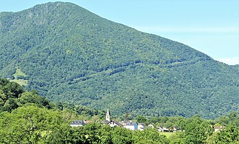 Vue du hameau de Rieulhès.