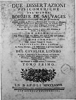 François Boissier de Sauvages de Lacroix, Della natura e causa della rabbia (Dissertation sur la nature et la cause de la Rage), 1777