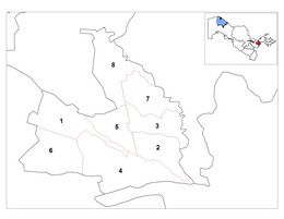 Distretto di Sirdaryo – Mappa