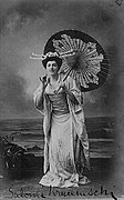 1904년에 상연된 오페라 《나비부인》 공연에 출연한 솔로미야 크루셸니츠카