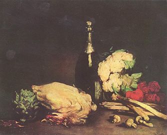 Nature morte, vers 1865, musée des Beaux-Arts de Budapest.