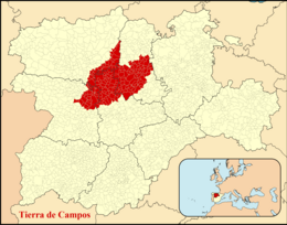 Tierra de Campos – Mappa