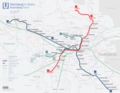 U-Bahn Nürnberg Linienplan