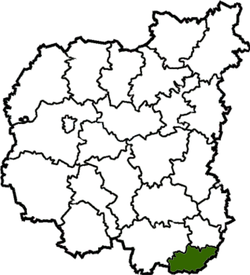 Raion location in Chernihiv Oblast