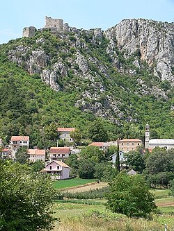 Vrlika below Prozor Fortress