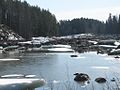 El río en primavera, río Imatr