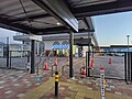 下り増穂PAから道の駅富士川への通路（2024年11月）