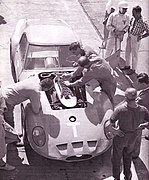 The second 250 GTO prototype during testing at Monza in 1961