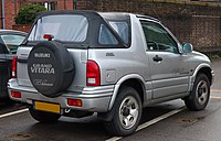 2000–2005 Suzuki Grand Vitara 2-door soft top convertible (UK)