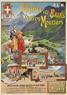 1895 PLM poster by Henry Ganier for the promotion of the Savoie region