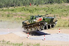 ZBD-03 showing maneuverability at Airborne Platoon 2018