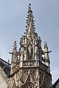 The flamboyant Gothic style bell tower (1499–1507).