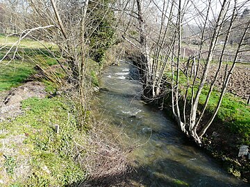 Le Couzeau au pont de la RD 37E1.