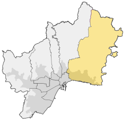 Location of Este