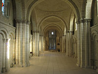 Bateikirche Fontevraud, Langhaus