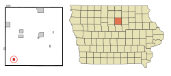 Location of Popejoy, Iowa