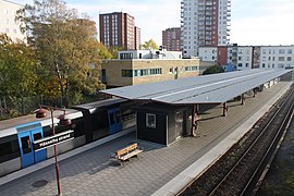 View towards end of line, 2018