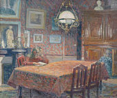 Sous la lampe, 1904; Museum of Fine Arts of Nancy