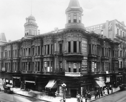 Hotel Ramona, SW corner (1885–1903)