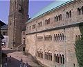 Die Ansicht der Wartburg in Eisenach vom Innenhof her